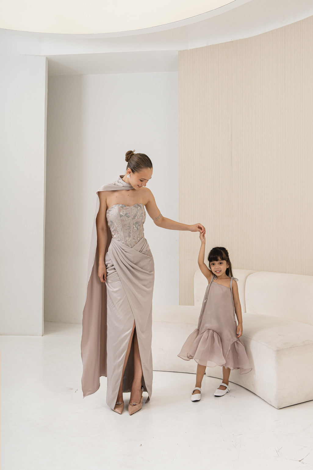 COMA LABEL - Syrene Cape Dress