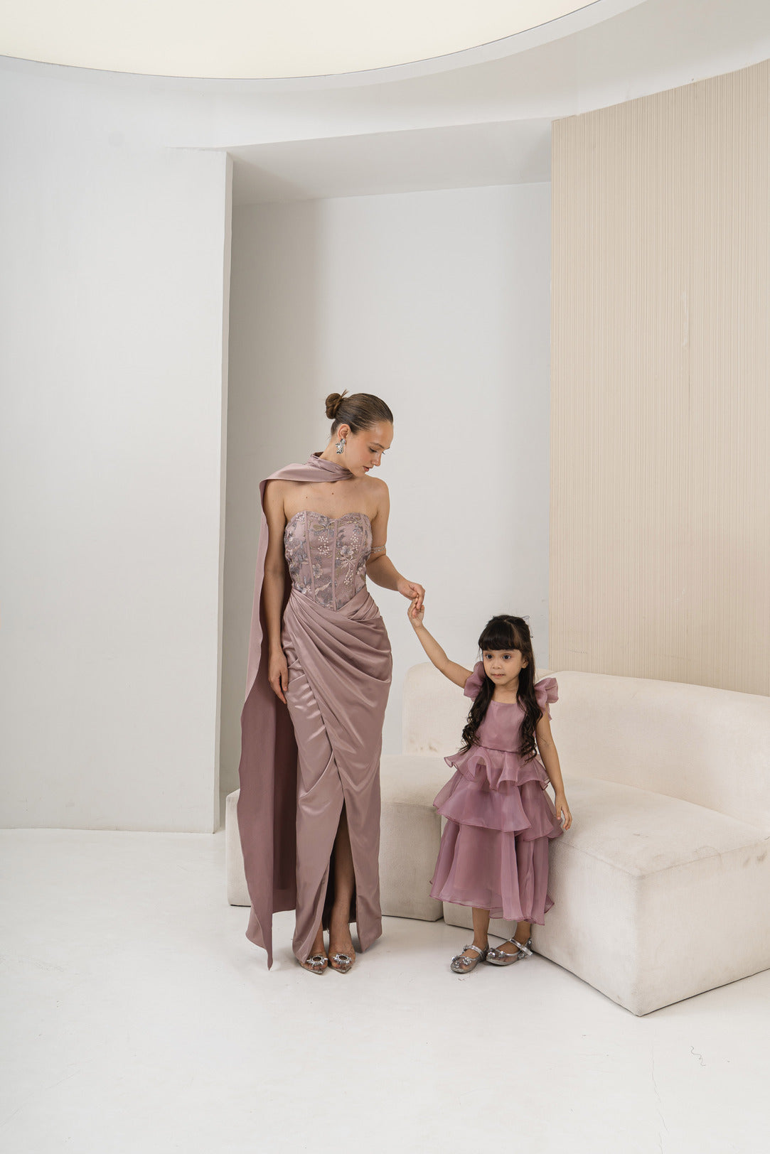 COMA LABEL - Syrene Cape Dress