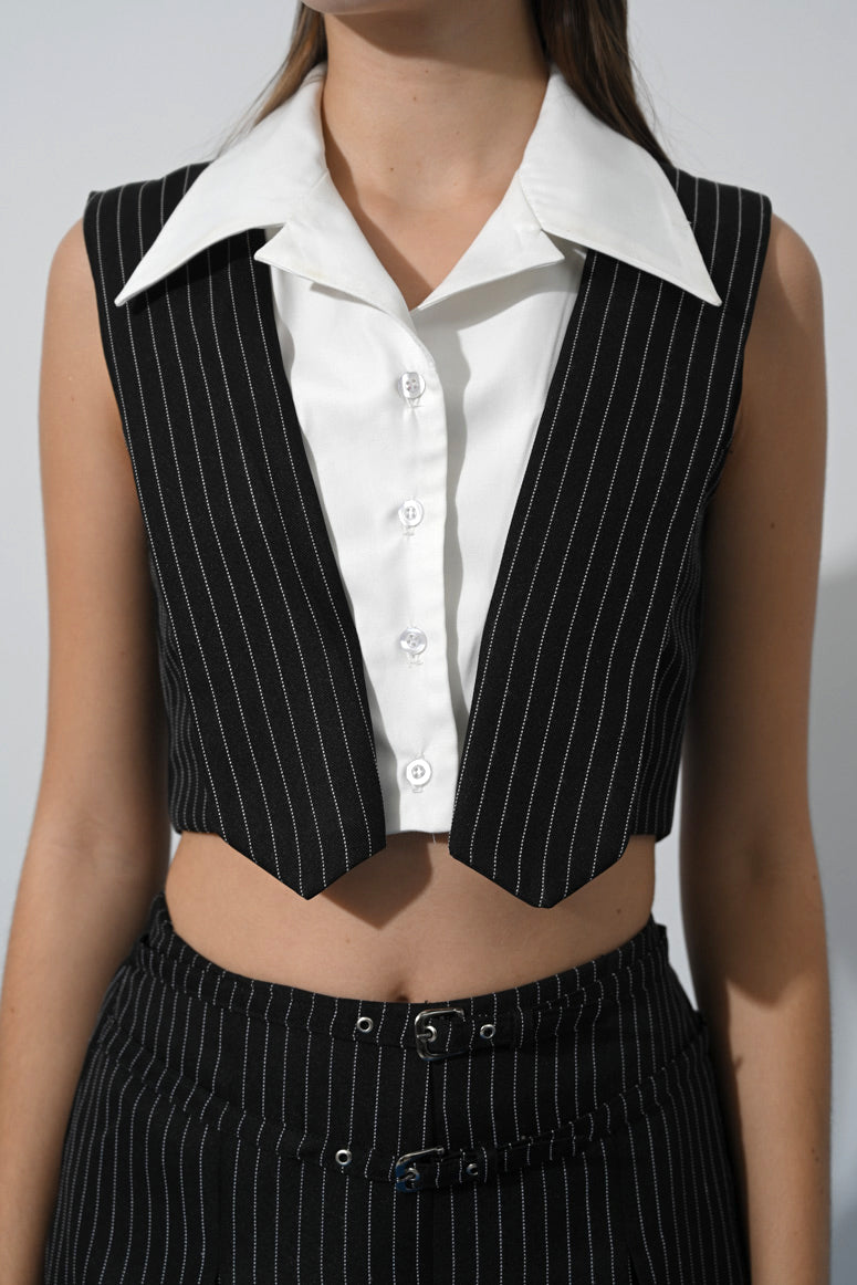 OFFICIAL CRUE - Morgan Crop Shirt